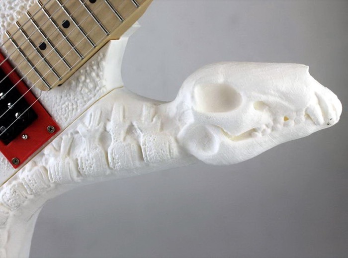 3D列印前卫酷炫摇滚吉他,玩音乐也可很省钱 (