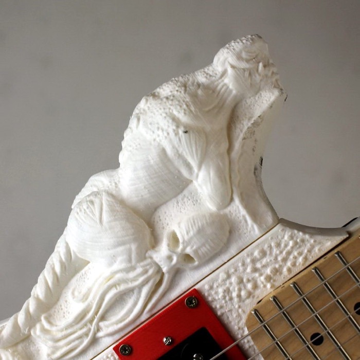 3D列印前卫酷炫摇滚吉他,玩音乐也可很省钱 (