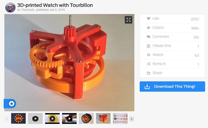 梅問題-3D列印打造百年鐘錶機構陀飛輪教學