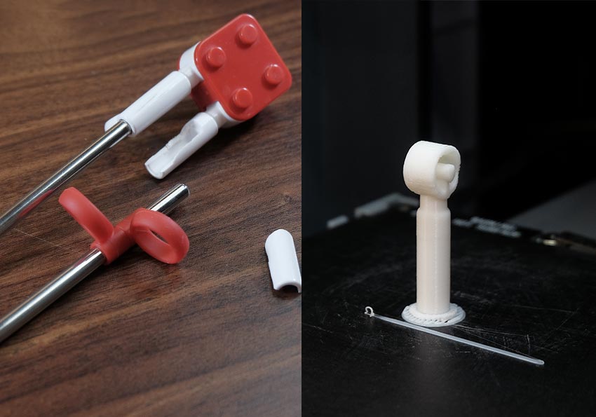 梅問題－3D列印修復LEGO樂高，兒童不鏽鋼學習筷，接頭斷裂問題