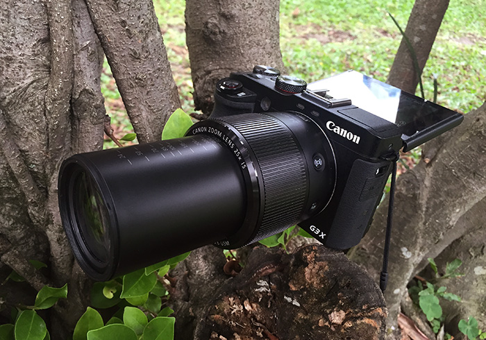 Canon G3X 1吋、25倍24~600mm光學變焦，最小的大砲隨身機
