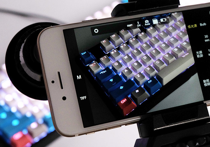 「手機攝影-3C」如何拍出光炫麗的LED有背鍵盤