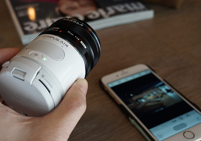 Olympus Air A01智慧型手機專用外接鏡頭式相機設定與實拍