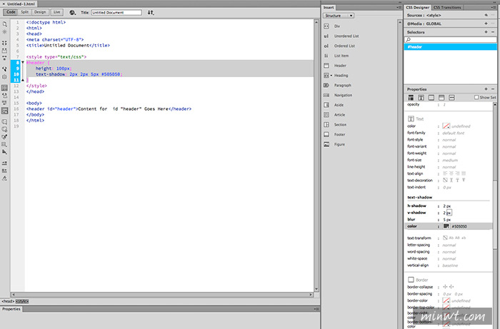 梅問題－Dreamweaver CC製作Html5.0與CSS3.0網頁更ez!
