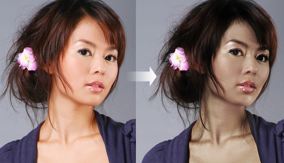 Photoshop教學-以假亂真－將女朋友變古銅膚色的超陽光妹