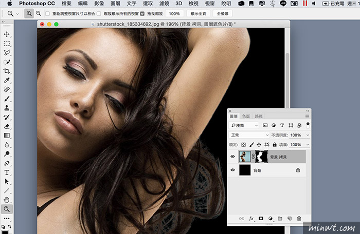 梅問題－Photoshop CC 2015.5限定!免外掛內建去背功能大進化，複雜的髮絲也能輕鬆搞定