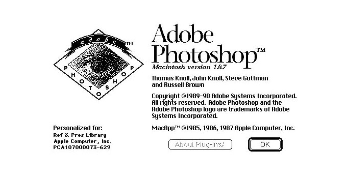 梅問題－Adobe官方公佈Photoshop原始碼