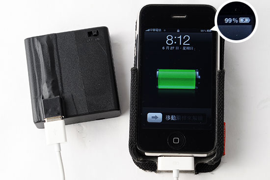 梅問題-iphone教學-50元自製iPhone USB行動電池