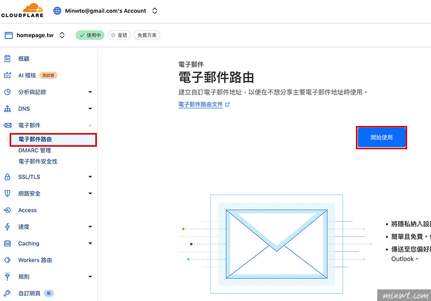 梅問題-將 Gmail 變成企業信箱!免費整合自訂網域收發信(Cloudflare + SMTP)
