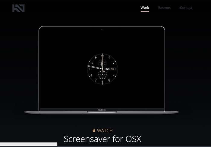 將Apple Watch的表面時鐘，變成MAC的螢幕保護程式