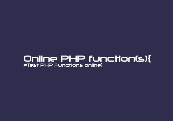 Online PHP function 想學PHP免架主機，打開瀏覽器就可寫PHP程式