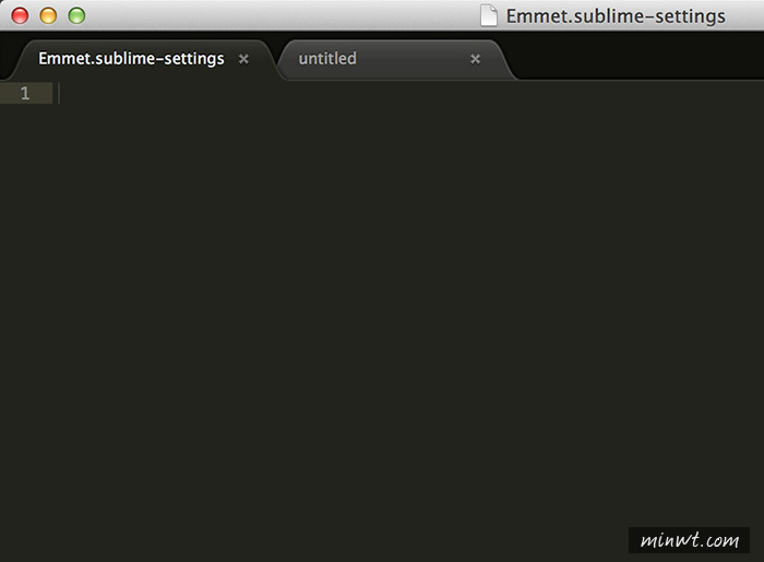梅問題－《Sublime Text》自訂Emmet常用的網頁標籤語法並快速輸出