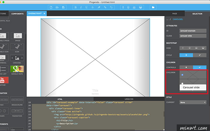 梅問題－Pingendo免費全視覺化Bootstrap開發工具，設計RWD網頁更直覺