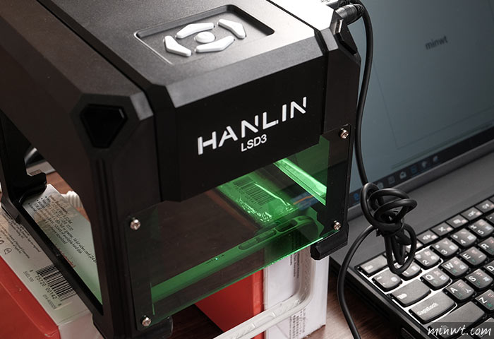 梅問題－[開箱] HANLIN-LSD3超迷你雷射雕刻機，自刻LOGO超EZ(雷射功率1500mw)