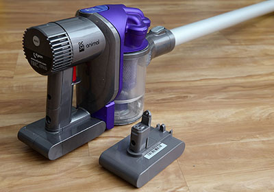 Dyson DC-34(Type-B) 無線手持吸塵器，自行換電池教學