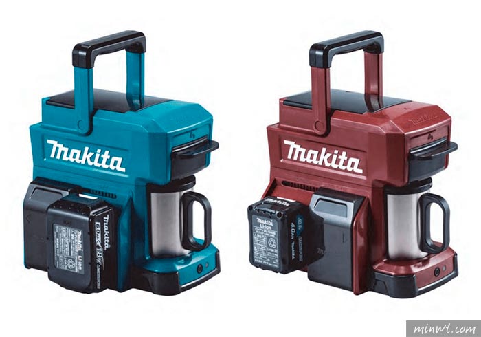 梅問題－[新品] Makita日本電鑽電鋸廠，推出工業風行動咖啡機，露營講座最佳良伴