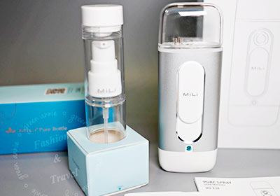[開箱]MiLi Pure Spray用手機即時偵測肌膚水分，讓妳不再當乾夫人