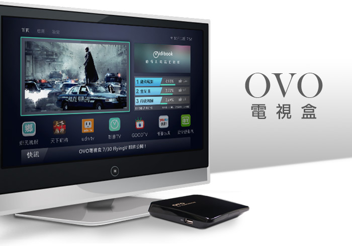 《OVO按讚電視盒》來自台灣原創Android智慧電視盒(募資中)