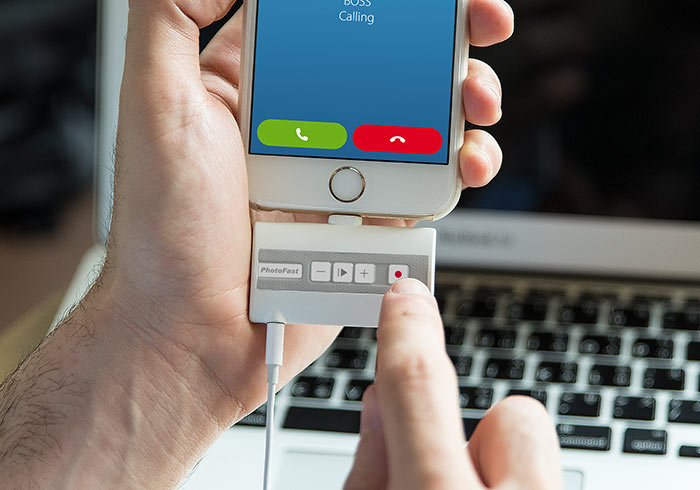梅問題－PhotoFast在2017 Computex 推出iPhone手機專用的錄音器-Call Recorder