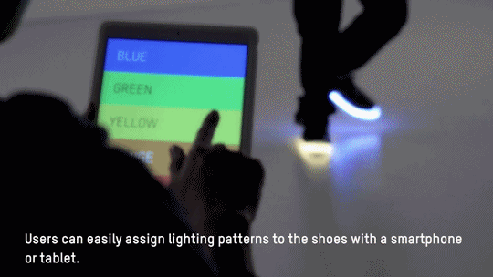 梅問題—《Orphe》超炫麗智慧型LED發光鞋