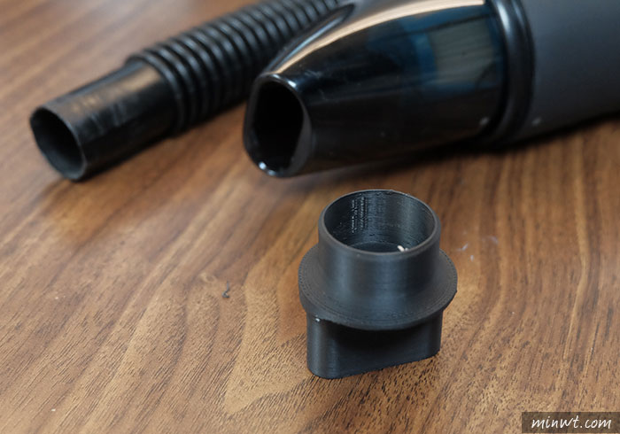 梅問題-用3D列印吸塵氣轉接頭，讓米家清蜓吸塵器也可用其它吸頭
