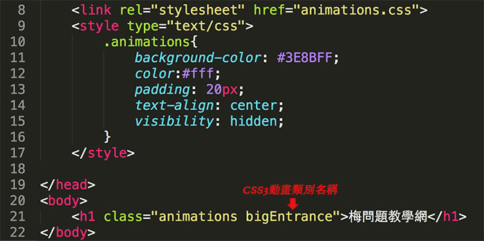 梅問題－《CSS3 Animation》CSS3動畫套件讓網站動起來!