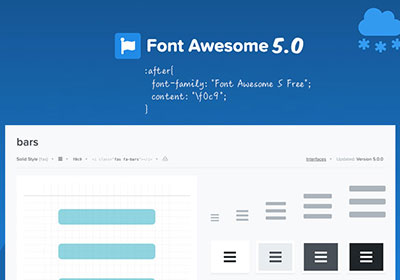 [教學] 將新版FontAwesome5.0的圖示，引用到專案中的CSS裡