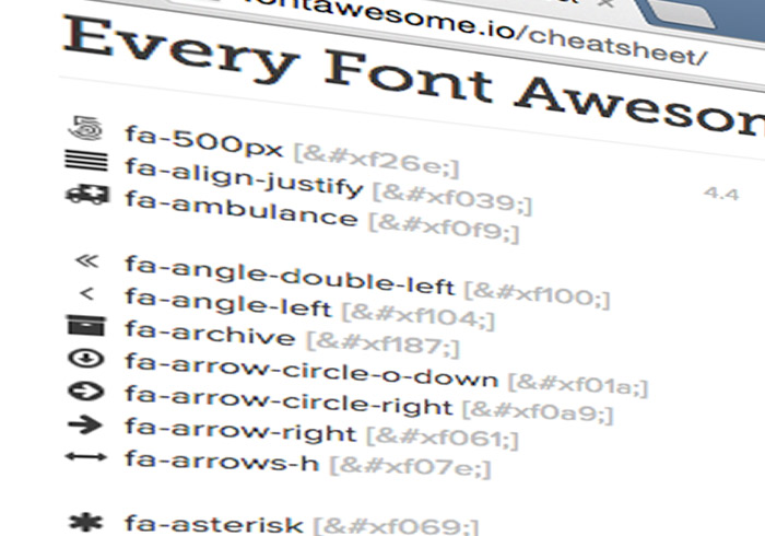 梅問題－ICON Fonts向量圖示字型引用到CSS中(Font Awesome為例)