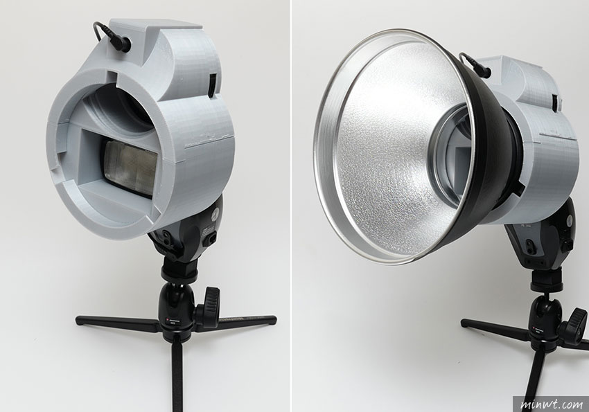 梅問題-3D列印將Profoto C1 閃燈變高級棚燈，同時支援模擬燈、Bowens卡口與觸發外部閃燈