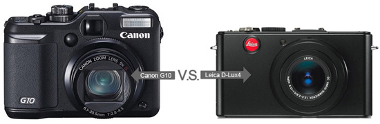 Canon G10獨挑Leica D-Lux4誰才是DC霸主