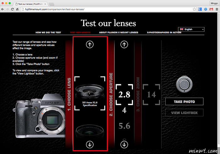 梅問題－Test our lenses富士全系列鏡頭線上試拍，了解各鏡頭特性