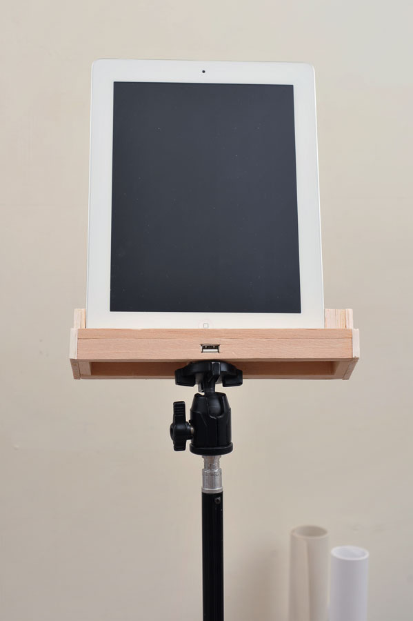 梅問題-器材DIY－自製ipad2專用攝影平台架
