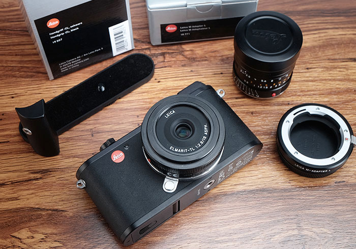 [開箱] Leica CL 搭配 18mm餅乾鏡、觸控對焦、電子觀景窗，陽光再大也不怕
