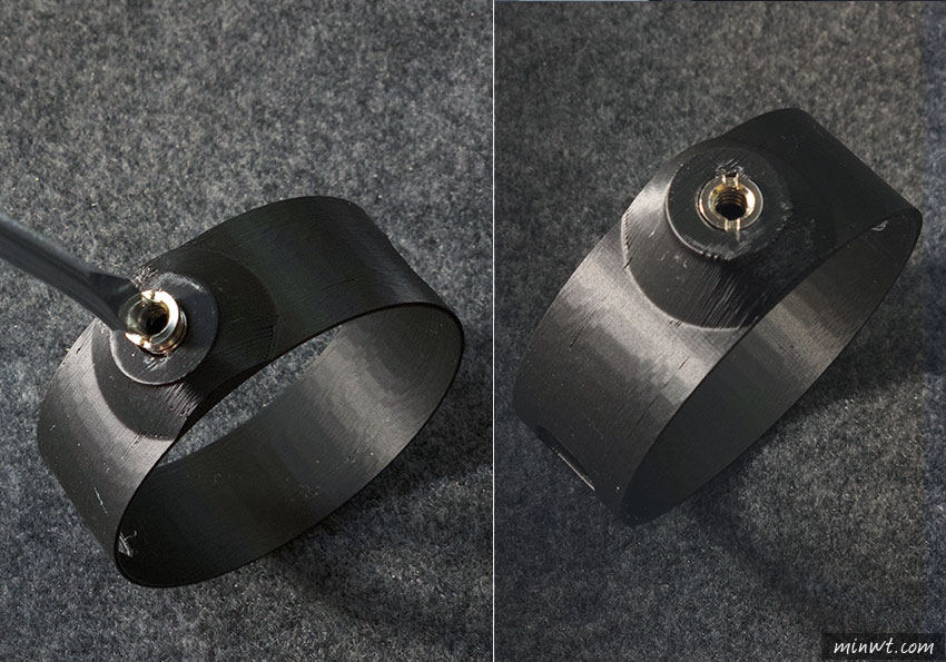 梅問題-3D列印自製Profoto C1 LED補光燈，腳架支撐環