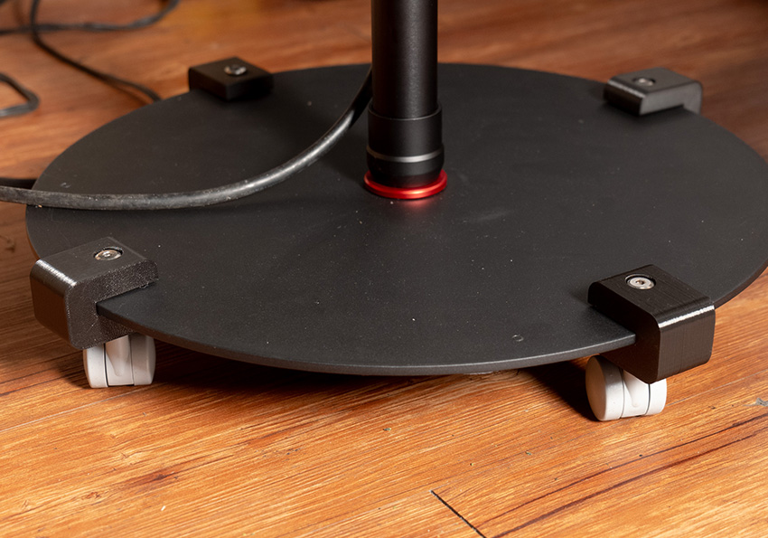 梅問題－IFOOTAGE RB-A400 圓形底座腳架加輪胎移動超方便