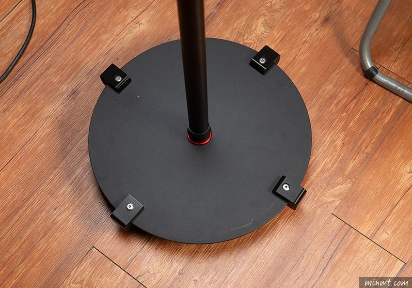 梅問題-IFOOTAGE RB-A400 圓形底座腳架加輪胎移動超方便