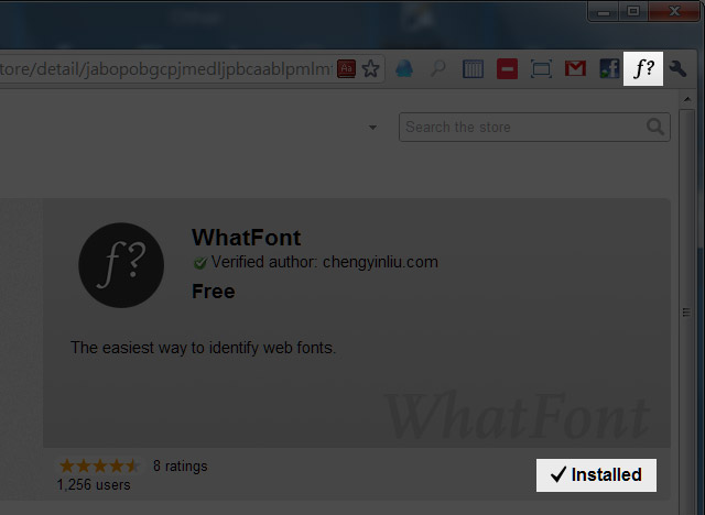 梅問題-Chrome外掛-WhatFont即時查看網頁的字級與行高