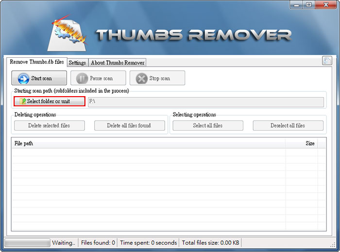 梅問題-《Thumbs Remover 1.5》徹底刪除Thumb.db預覽圖片檔案