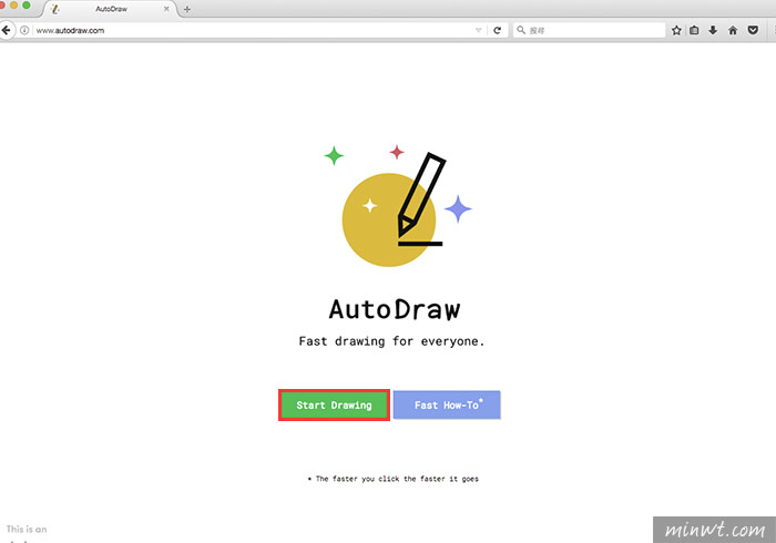 梅問題－「Google AutoDraw」將你的手稿草圖，A.I.人工智慧自動變精緻完稿圖