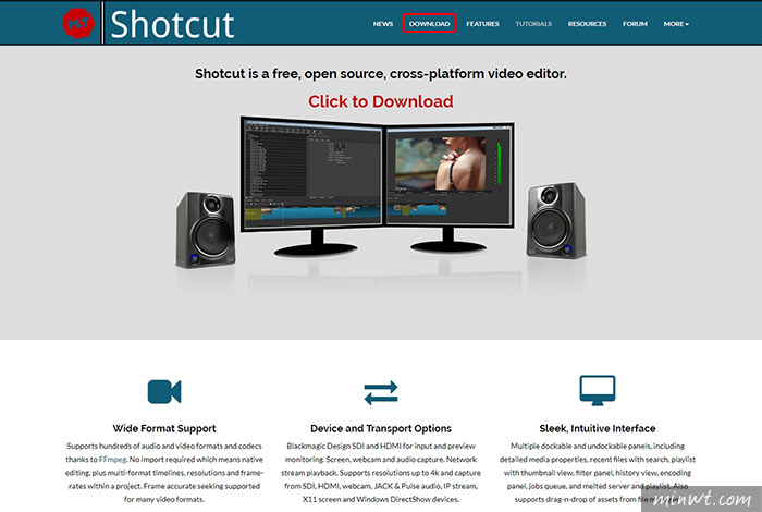 梅問題－Shotcut—影音編輯自已來，輕鬆完成剪輯、編輯，並可支援多種存檔格式