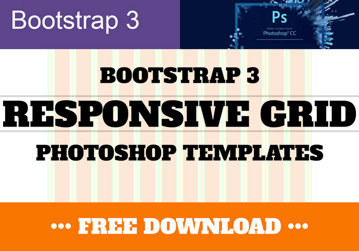 [素材] Bootstrap3自適應Photoshop網格模版素材檔