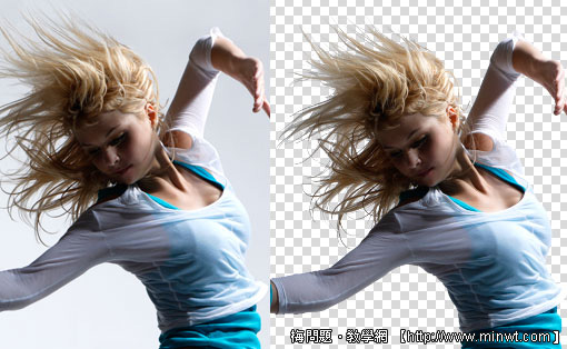 Photoshop教學-利用Alpha色版快速完成髮絲去背