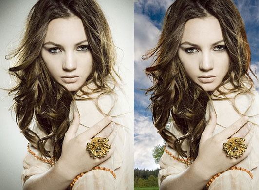 Photoshop教學-決戰60秒－消除髮絲去背後的白邊