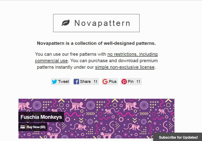 [素材] Novapattern 可商用 Photoshop 底紋素材免費下載