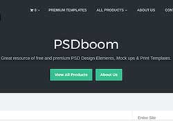 [素材] PSDboom 提供(圖示、背景、按鈕、LOGO)各種免費PSD素材下載