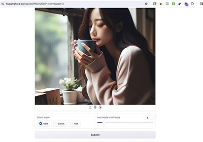 AI繪圖咒語不求人！透過huggingface這平台幫你反解譯出美美圖片用了什麼咒語