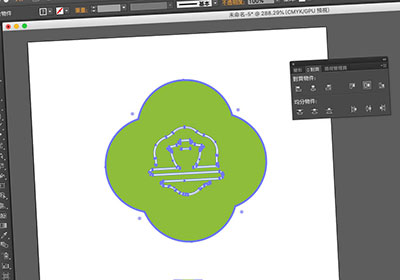 [教學] Illustrator 設定主物件，讓其它物件以它為中心並自動對齊