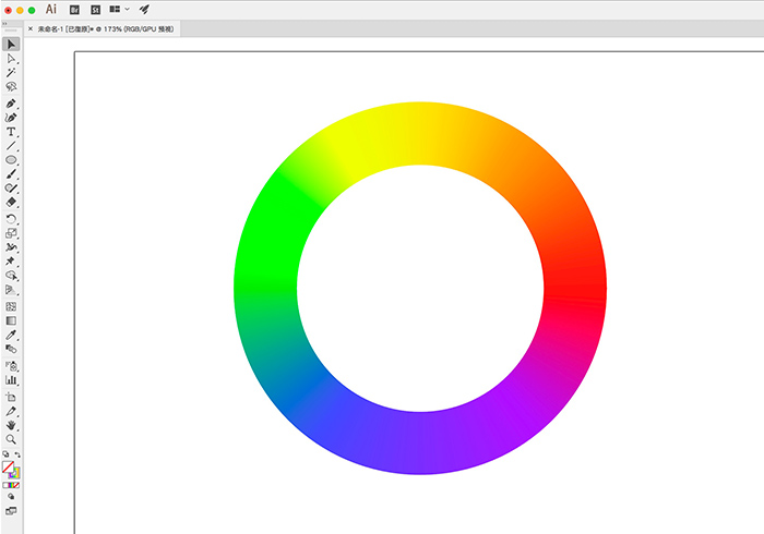 [教學] 利用Illustrator繪製出七彩漸層的甜甜圈色環