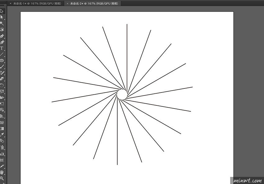梅問題-[教學] Illustrator 改變中心點，快速的製作出放射狀圖形