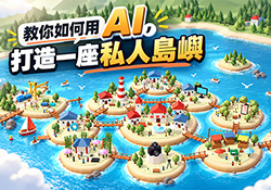 教你用AI打造私人島嶼，梅問題教學島的製作過程全記錄